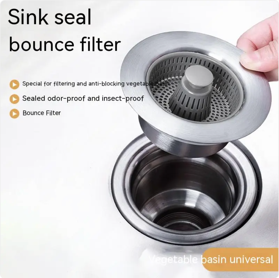 stainless steel sink drain filter