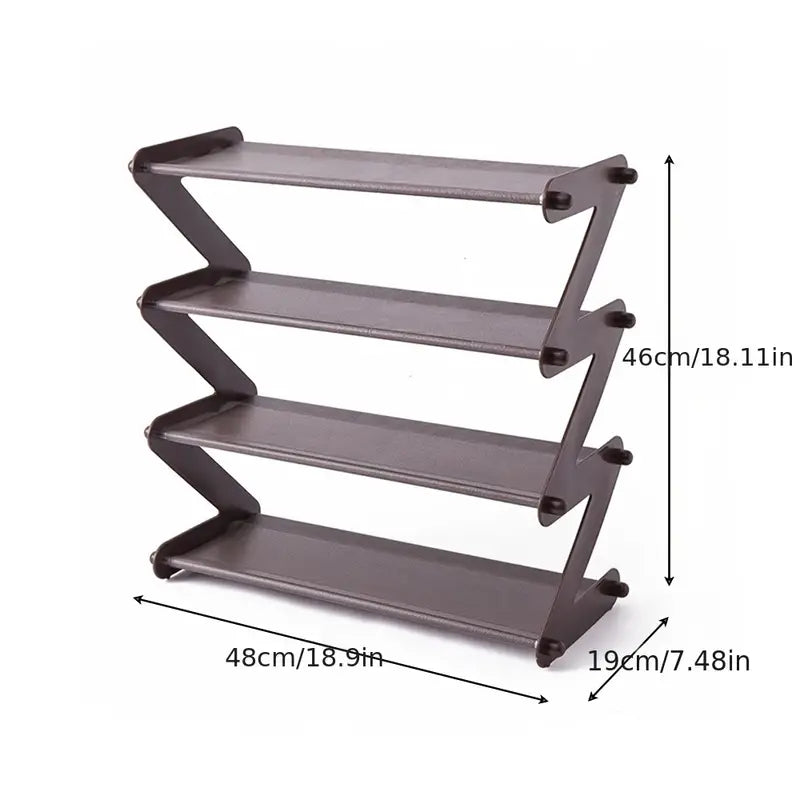 adjustable DIY shoe rack