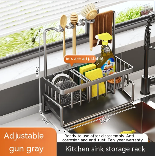 multifunctional kitchen sink organizer