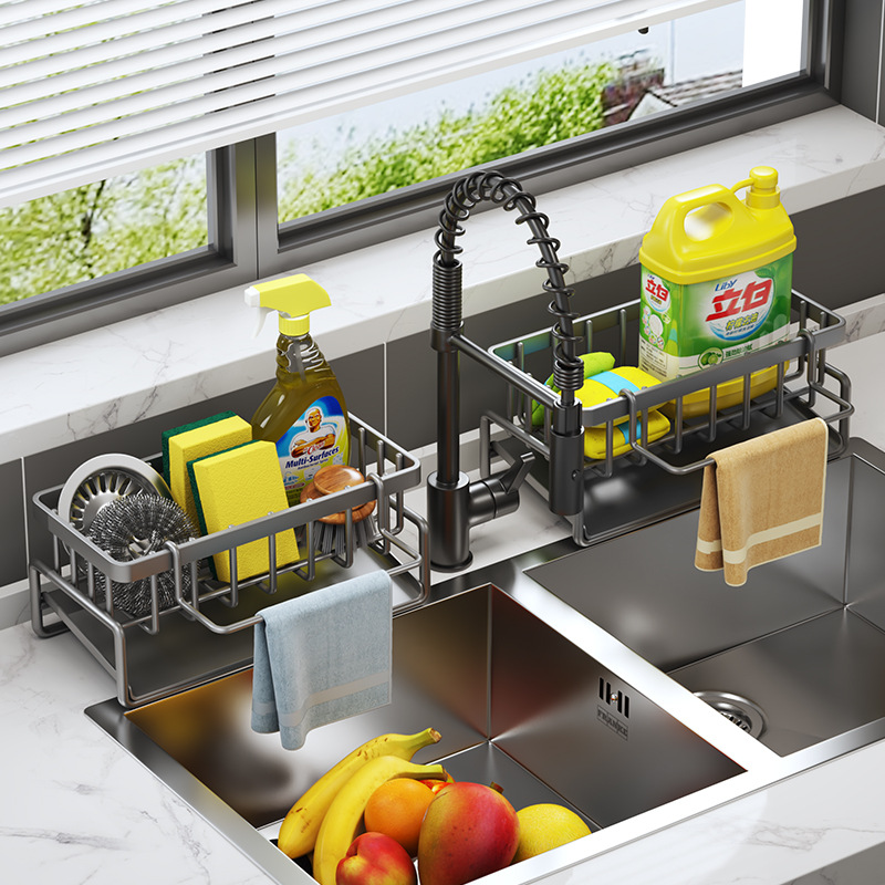 multifunctional kitchen sink organizer