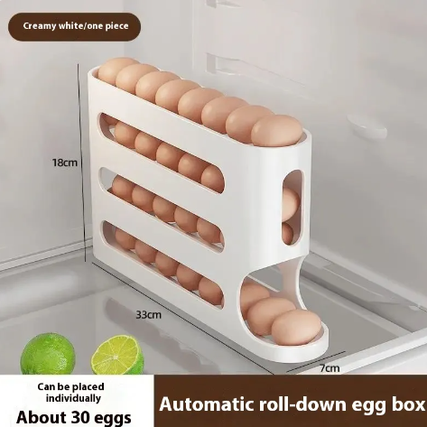 Slide Egg Storage Box Rolling Egg Holder