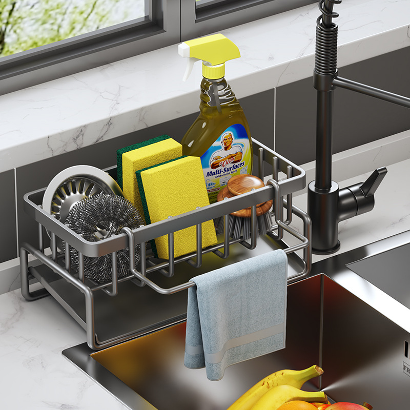multifunctional kitchen sink organizer