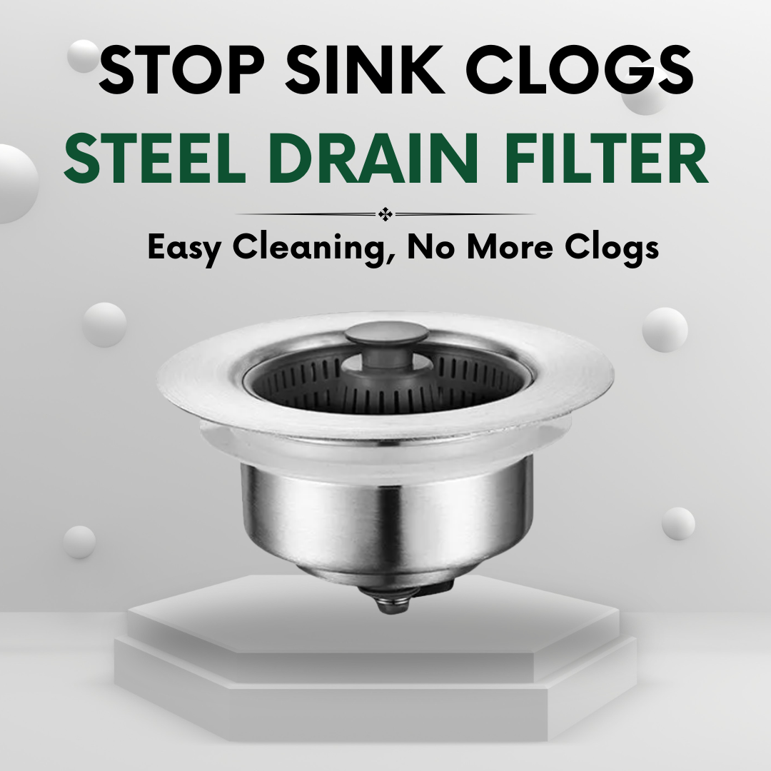stainless steel sink drain filter