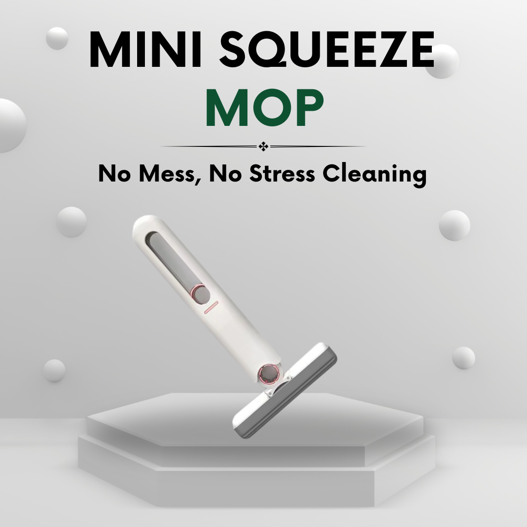 Mini Squeeze Mop Portable Handheld Cleaning Mop