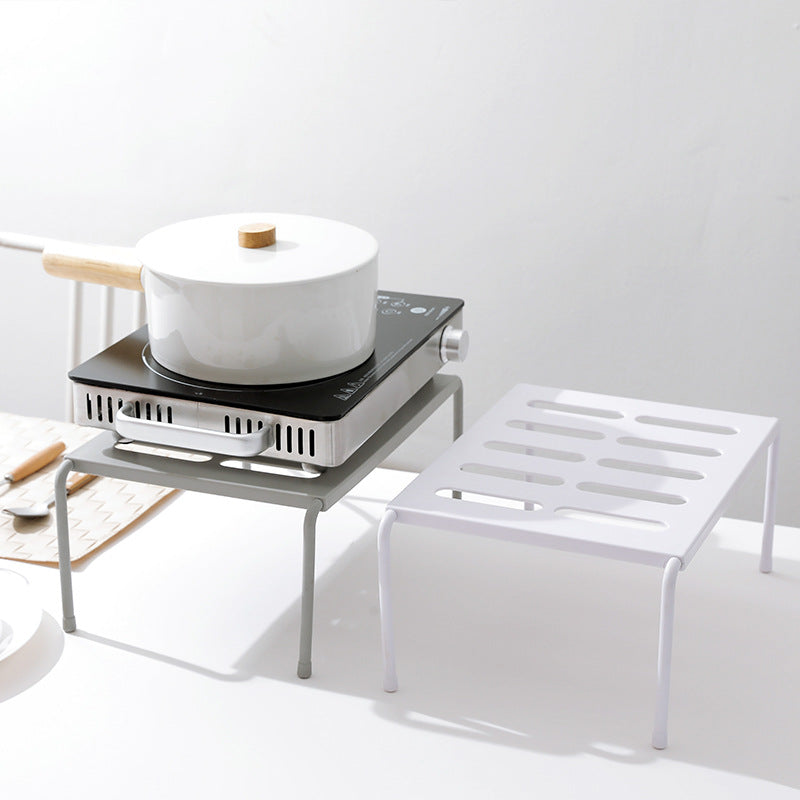 adjustable storage rack for kitchen organization