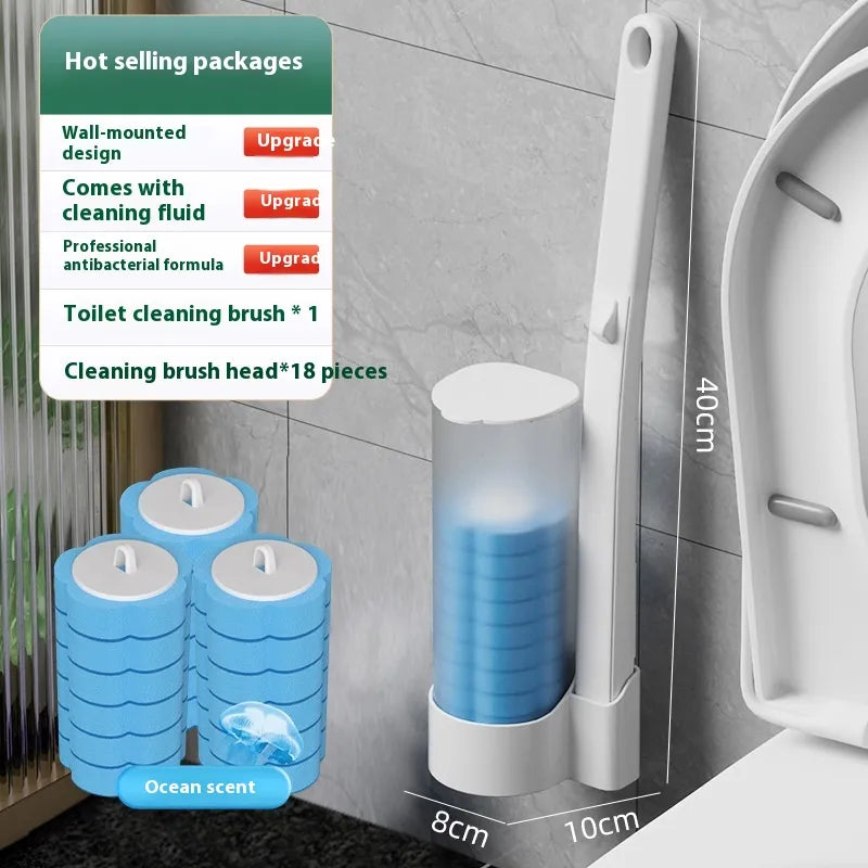 long handle bathroom cleaning set