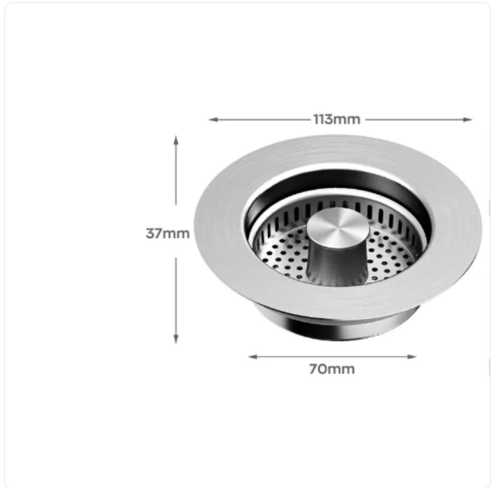 stainless steel sink drain filter