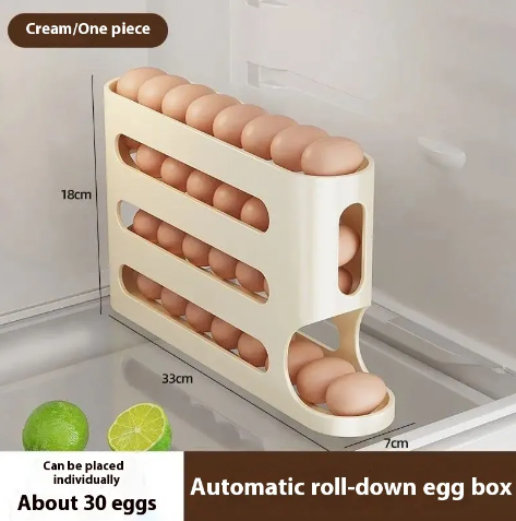 Slide Egg Storage Box Rolling Egg Holder