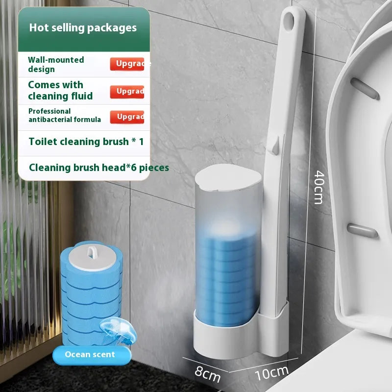 long handle bathroom cleaning set