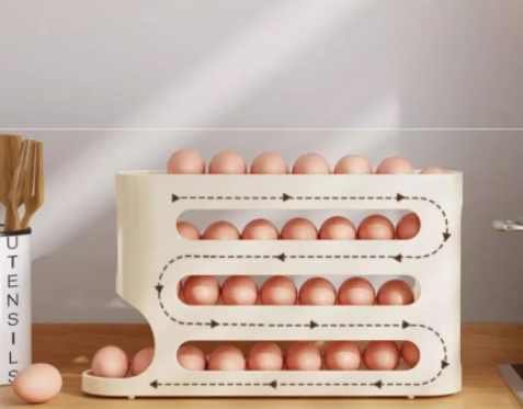 Slide Egg Storage Box Rolling Egg Holder