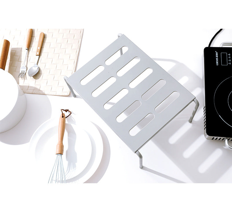 adjustable storage rack for kitchen organization